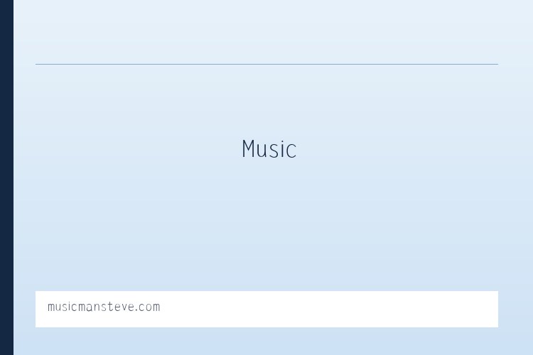 Music Man Home Page 列表图