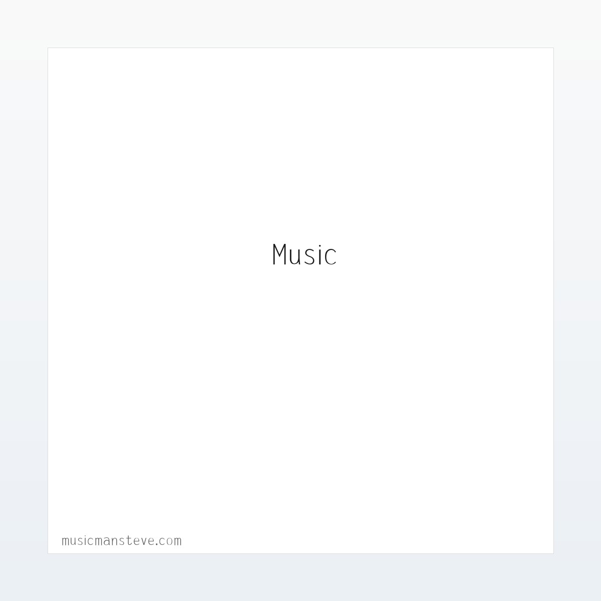 Music Man Home Page 方图