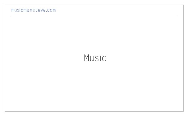 Music Man Home Page 缩略图